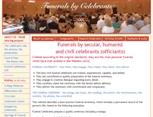 Tablet Screenshot of funeralsbycelebrants.com.au